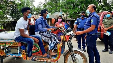 লকডাউনের নিষেধাজ্ঞা ভেঙ্গেই বিকল্প পথে প্রবেশের চেষ্টা