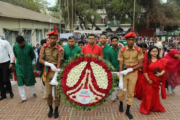 নরসিংদীতে যথাযোগ্য মর্যাদায়  পালিত হলো স্বাধীনতা দিবস