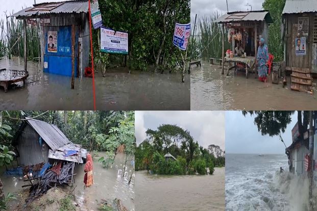 রিমালের প্রভাবে বাড়ছে নদীর পানি